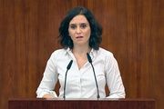 Isabel Díaz Ayuso en la Asamblea de Madrid