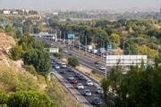 Tráfico lento en la A-3 a la altura de Rivas