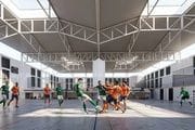 El futuro polideportivo dento