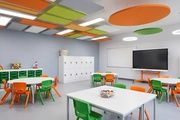 Aula de uno de los colegios públicos de Tres Cantos