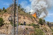 Incendio en Montjuïc