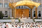  Misa de León XIV en la plaza de Cibeles