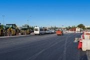  Obras de asfaltado en la recta principal del circuito