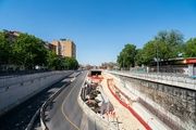Las obras del túnel en la A-5