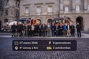  Barcelona despide hoy su mayor convoy humanitario a Kíiv con 8 generadores y 2 autobombas