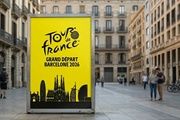 Publicidad del Grand Départ del Tour de Francia