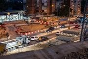 Las obras de construcción del túnel