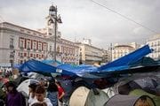 Acampada en la Puerta del Sol